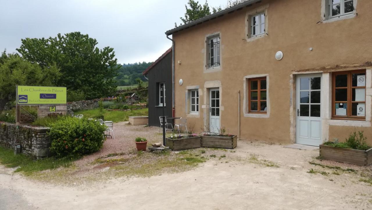 Les Chambres De Blanot Blanot  Exterior foto